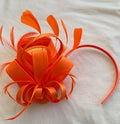 Orange Fascinator