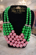 Green & Pink Pearls