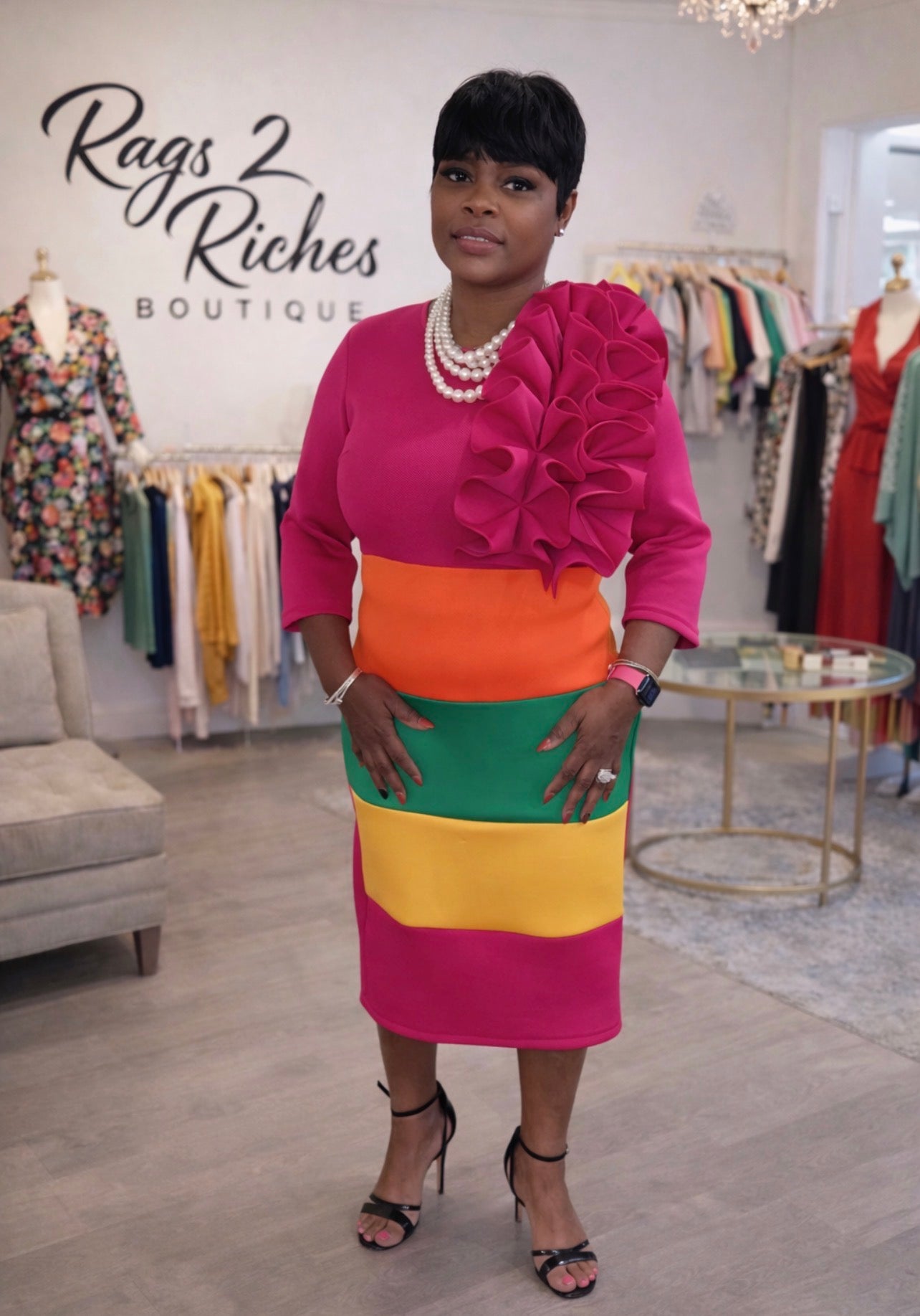 MULTI COLOR DRESS